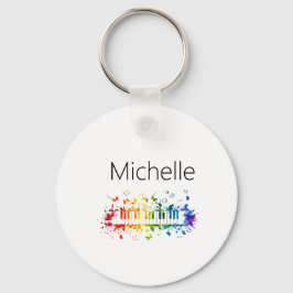 Pianosleutels sleutelhanger voor kinderen, pianist