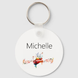 Pianosleutels sleutelhanger voor kinderen, pianist