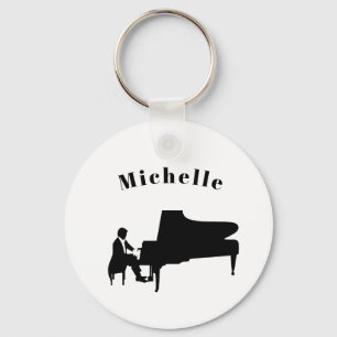 Pianosleutels sleutelhanger voor kinderen, pianist