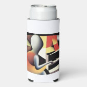 Pianospeler - Airbrush Art (Seltzer Achterkant)