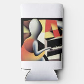 Pianospeler - Airbrush Art (Achterkant)