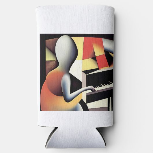 Pianospeler - Airbrush Art (Voorkant)