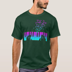 Pianospeler cadeau pianotoetsenbord muzikant t-shirt