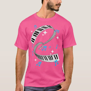 Pianospeler Geschenk Shirt Pianotoetsen Toetsenbor
