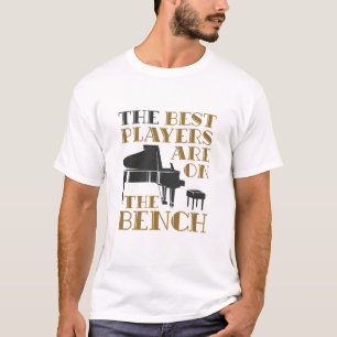 Pianospeler Pianist de beste spelers op de bank T-shirt