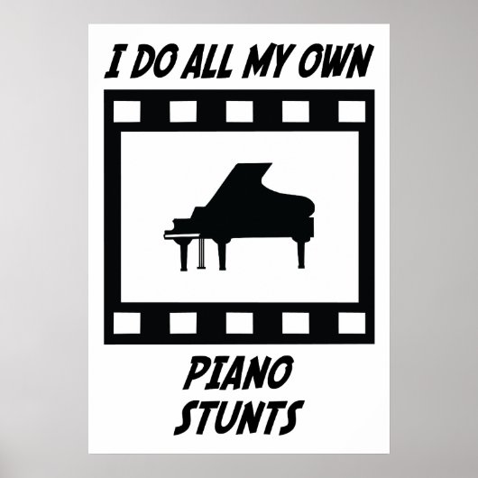 Pianostunts Poster (Voorkant)
