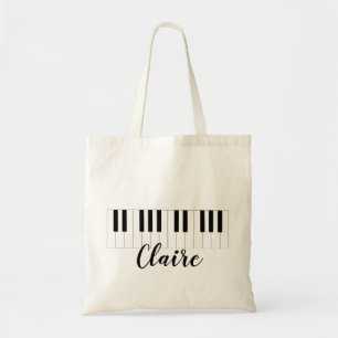Pianotassen met eigen ontwerp tote bag