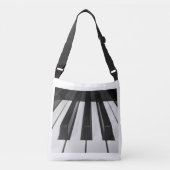 Pianotoetsen Crossbody Tas (Voorkant)