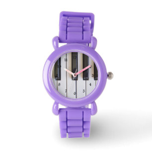 Pianotoetsen Horloge