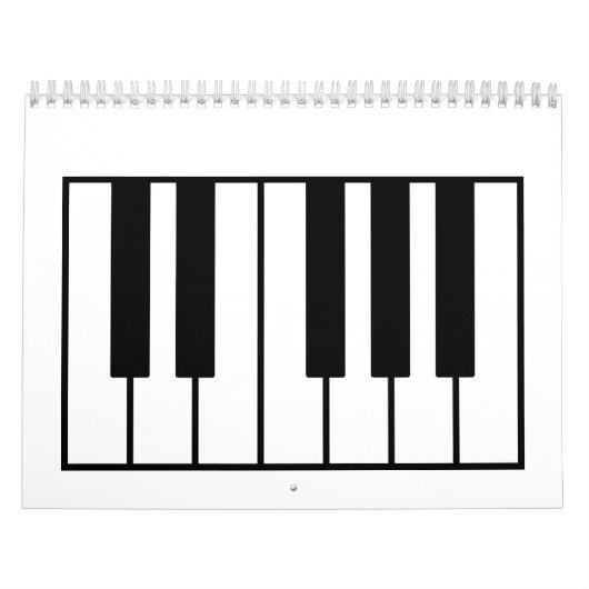 Pianotoetsen Kalender (Hoes)