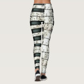 Pianotoetsen leggings (Achterkant)