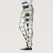 Pianotoetsen leggings (Links)