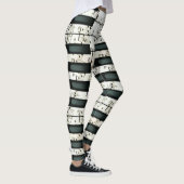 Pianotoetsen leggings (Rechts)