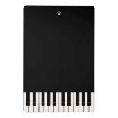 Pianotoetsen Mini Klembord (Achterkant)