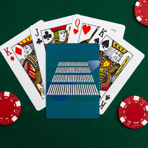 Pianotoetsen Muziekspeelkaarten Pokerkaarten