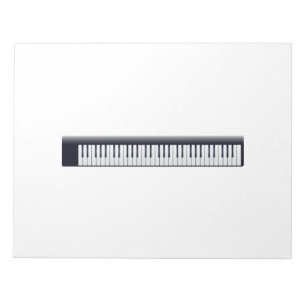 Pianotoetsen Notitieblok