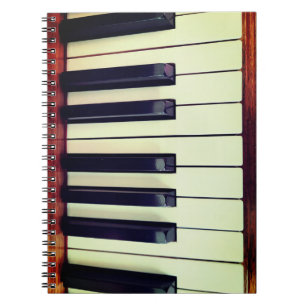 Pianotoetsen Notitieboek