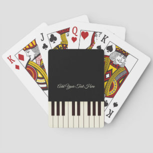 Pianotoetsen Pokerkaarten