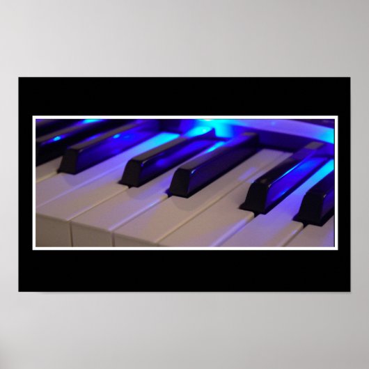 Pianotoetsen Poster (Voorkant)