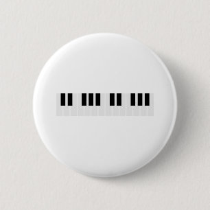 pianotoetsen ronde button 5,7 cm