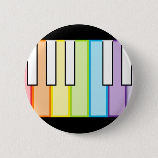 pianotoetsen ronde button 5,7 cm (Voorkant)