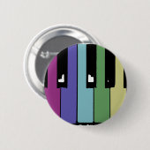 Pianotoetsen Ronde Button 5,7 Cm (Voorkant /achterkant)