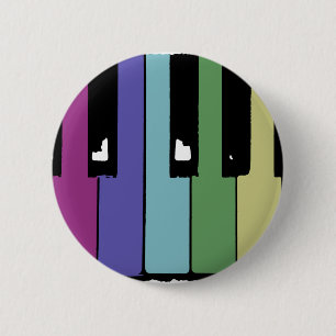 Pianotoetsen Ronde Button 5,7 Cm