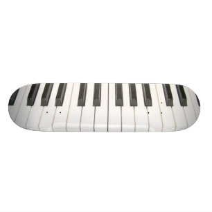 pianotoetsen skateboard