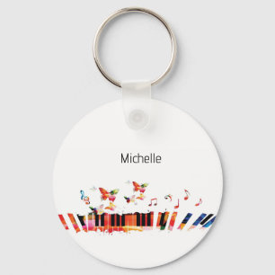 Pianotoetsen sleutelhanger voor kinderen, pianist
