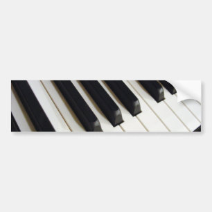 Pianotoetsenbord Bumpersticker