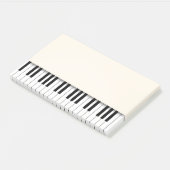 Pianotoetsenbord Fun Ivory-Muzieknoten Post-it® Notes (Schuin)