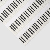 Pianotoetsenbord Grafisch debetdocument voor ontko Tissuepapier (Detail)