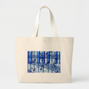 Pianotoetsenbord Grote Tote Bag