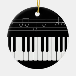 Pianotoetsenbord Keramisch Ornament