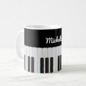 Pianotoetsenbord Koffiemok (Voorkant links)