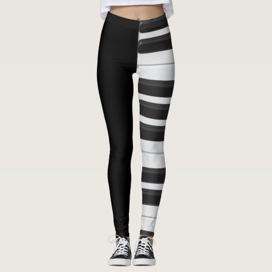 Pianotoetsenbord Leggings (Voorkant)