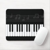 Pianotoetsenbord Muismat (Met muis)