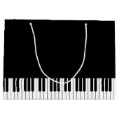 Pianotoetsenbord Organische tas met grote cadeaus Large Cadeauzakje (Achterkant)
