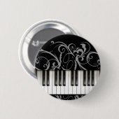Pianotoetsenbord Ronde Button 5,7 Cm (Voorkant /achterkant)