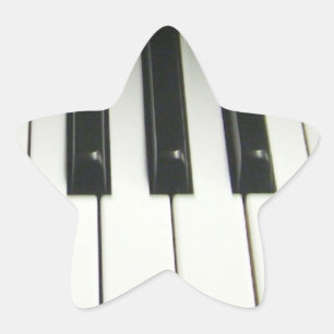 Pianotoetsenbord Ster Sticker