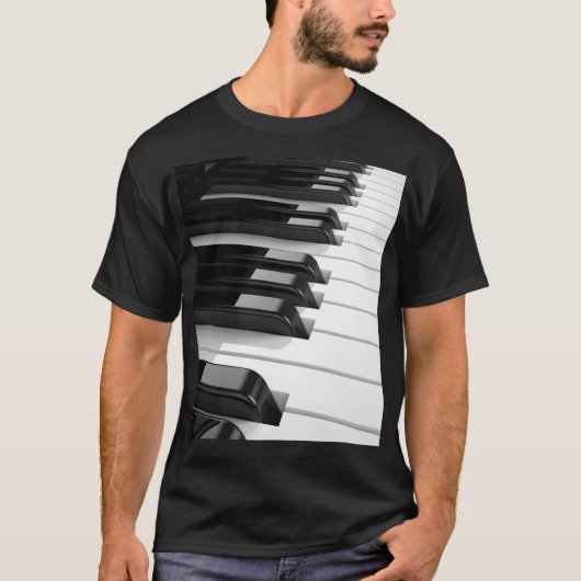 Pianotoetsenbord T-shirt (Voorkant)