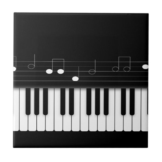 Pianotoetsenbord Tegeltje (Voorkant)