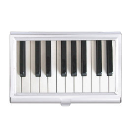 pianotoetsenbord voor muziek visitekaarthouder