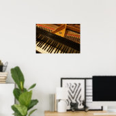 pianotoetsenbordschilderen poster (Thuiskantoor)
