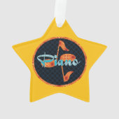 Pianotonen Patroon Cirkel Ornament (achterkant)