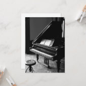  Pianozwart-wit Kaart (Voorkant / Achterkant in situ)