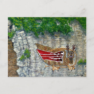 Piasa Bird Illinois Native American Legend Briefkaart