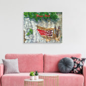 Piasa Bird Illinois Native American Legend Canvas Afdruk (Insitu (Woonkamer))