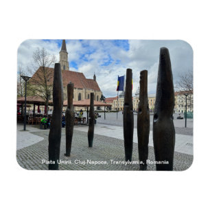 Piata Unirii, Cluj-Napoca, Roemenië, op een Magneet