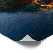 Piaynemo Night Starry Sky Raja Ampat Galaxy Art Poster (Hoek)